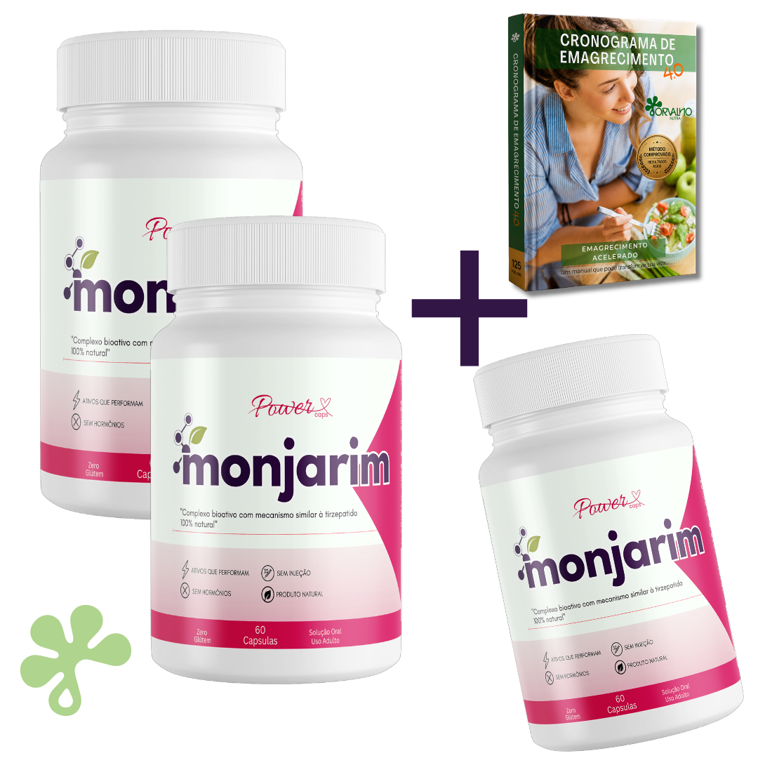 Kit Monjarim com 3 frascos