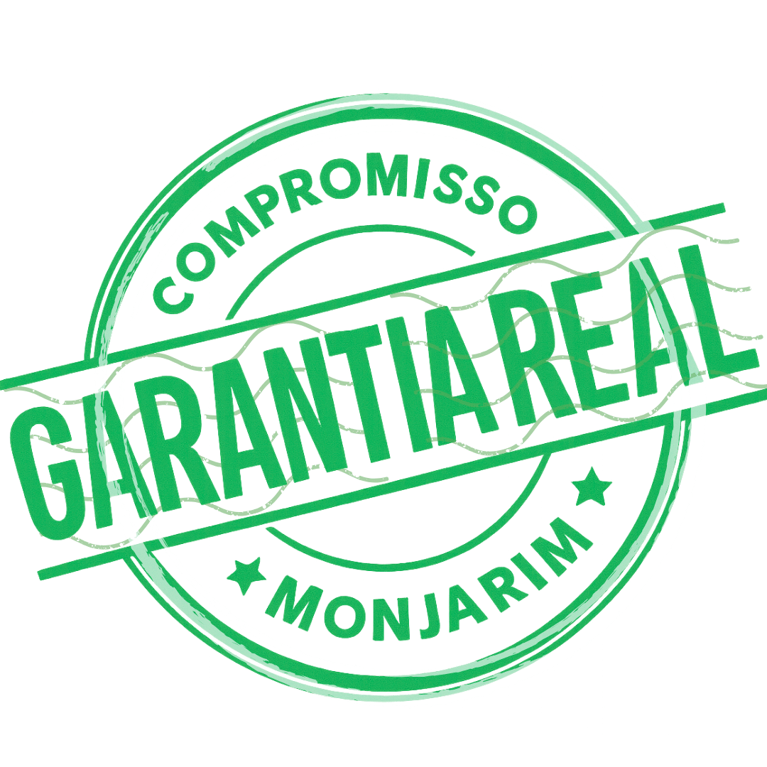 Selo ilustrativo da garantia informada para Monjarim